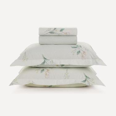 Imagem de Jogo de Cama Casal 200 Fios 100% Algodão Lydia Karsten, U