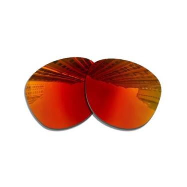 Imagem de Wetnenss Lentes de substituição para óculos de sol Oakley Latch OO9265/polarizadas de 1,5 mm/fácil de instalar (vermelha)