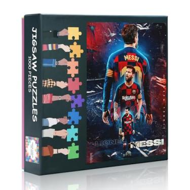 Imagem de 1000 Piece Barcelona Jigsaw Puzzle Iconic Back View Camp NOU Exit Argentina World Cup Champion Wall Art Premium Collector's Edition Puzzle 27.5x19.7 Inch