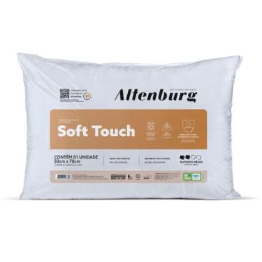 Imagem de Travesseiro antialergico branco soft touch 50x70 bom sono