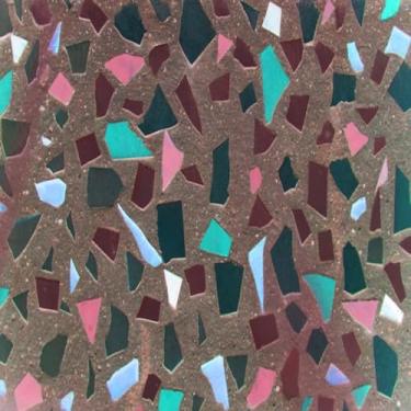 Imagem de Quadro Decorativo Abstract Mosaic - Arte Moderna para Parede - Decoração Contemporânea com Estampa Abstrata em Mosaico 30x30cm