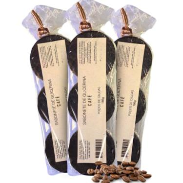 Imagem de Sabonete Café e Glicerina Kit 9 Barras – Aromático, Antioxidante e Artesanal