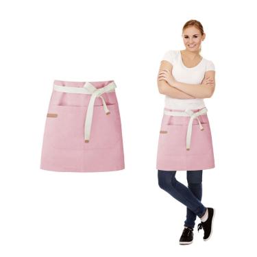 Imagem de Avental de Cintura Rosa Cafeteria Confeitaria Salao SPA 10un