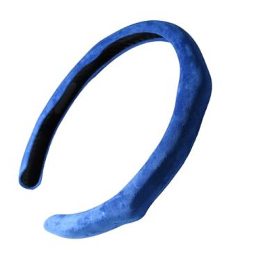 Imagem de Capa de volante de camurça azul esportiva de instalação rápida universal para qualquer captador de 14,5 a 38 cm de carro Sedan Coupe SUV