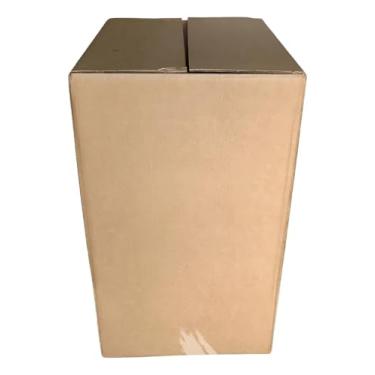 Imagem de Della Papelaria Caixa de Papelão Reforçado para Mudança, Marrom-claro, 60 x 40 x 90 cm, 2 Unidades, Material Resistente