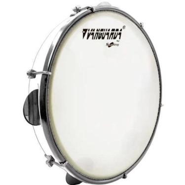 Imagem de Pandeiro Vanguarda 10 Abs Branco Pele Leitosa