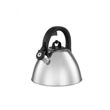 Imagem de Chaleira De Inox Com Apito Brinox 3 L Jasmin Com Indução Metalizada Inox