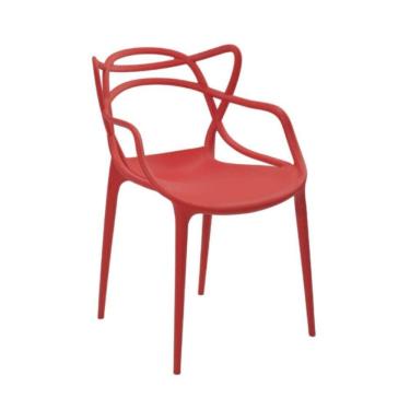 Imagem de Cadeira Allegra Vermelha Rivatti