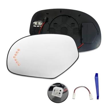 Imagem de Ouchebang Vidro espelhado lateral esquerdo do motorista 2007-2014 para Chevrolet Silverado, Tahoe, Chevy Suburban, Avalanche, GMC Yukon, Cadillac Escalade, GMC Sierra com seta 15874992