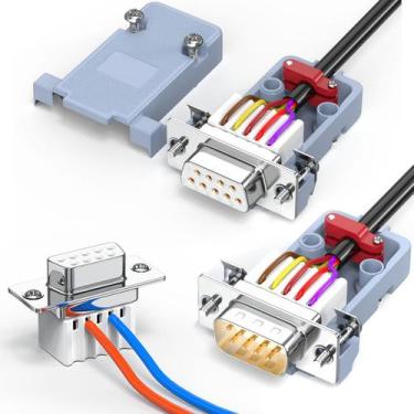 Imagem de Adaptadores seriais DB9 macho para fêmea Breakout JUXINICE, pacote com