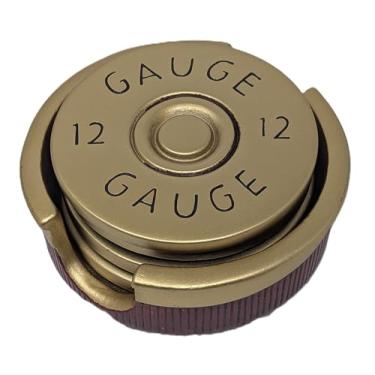 Imagem de Porta-copos rústicos para espingarda – Conjunto de 4 porta-copos decorativos de resina com fundo de feltro –