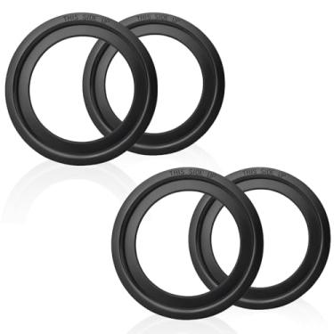 Imagem de Mtuiewo Pacote com 4 juntas de vedação esférica de descarga 385311658 para Dometic 300/310/320, substituição confiável de vedação de vaso sanitário RV, vedação à prova de vazamento