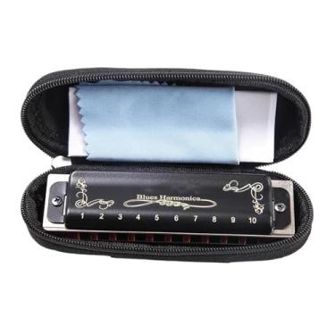 Imagem de Gaita Diatônica Profissional Blues Chave de C 10 Furos 20 Tons (Chave C)