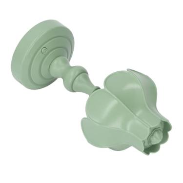 Imagem de Atyhao Lâmpada Noturna de Flor Estilo retrô Com Bateria Recarregável, Luz de Cabeceira LED Portátil para Quarto, Estudo, Sala de Estar, Viagens.Mini Abajur de Mesa (GREEN)