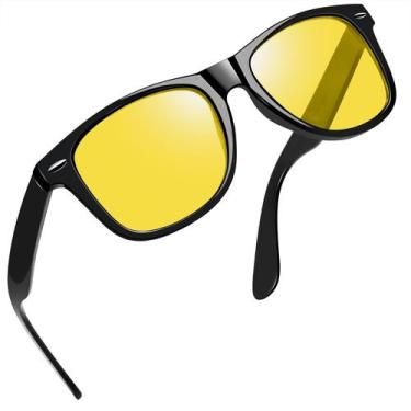 Imagem de Gafas de Sol Joopin Cuadradas con Montura Negra y Lentes Amarillas UV4