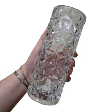 Imagem de Vaso de Vidro Decorativo lindo para Planta Flores Transparente Formato Cilindrico Resistente(vaso 1)