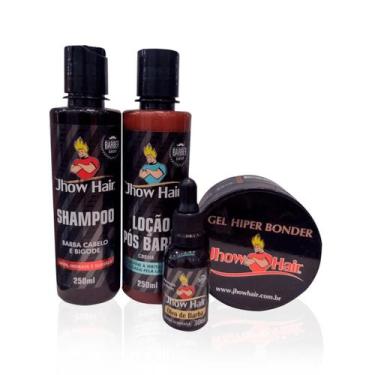 Imagem de Kit Presente para Homem Jhow Hair Shampoo Barba, Cabelo e Bigode 250ml