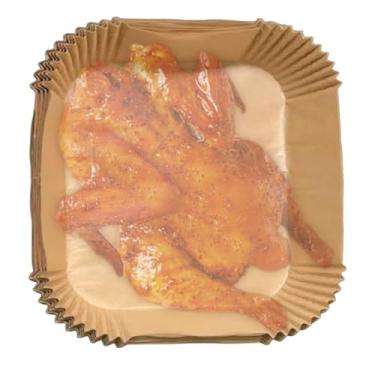 Imagem de para Airfryer | 100 Unidades Não Branqueadas Para Cozinha | Folhas Para Micro-Ondas - Para Batatas Fritas Legumes Aniversário Feriados Reuniões Familiares Eventos Escolares Chá Da Tarde