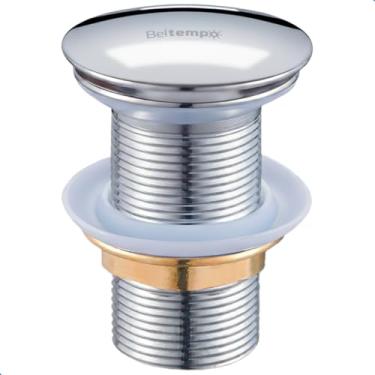 Imagem de Válvula Click 1 1/4" Ralo Para Cuba Pia Banheiro Aço Inox 201 Prestige Beltempo