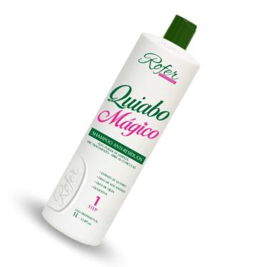 Imagem de Shampoo Anti Residuos Quiabo Magico Rofer 1L