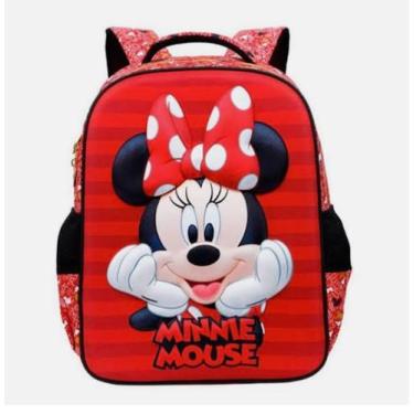 Imagem de Mochila escolar mickey mouse - James variedades , Vermelho