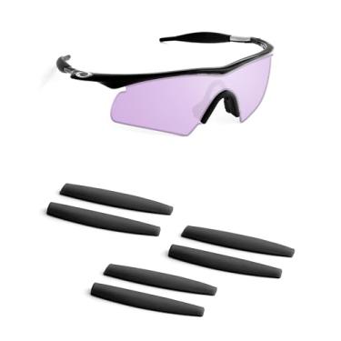 Imagem de Handwith 3 pares de meias de silicone macio para óculos de sol Oakley M Frame Sweep/M Frame Strike/M Frame Hybrid, antiderrapante, ajuste confortável, óculos, braço, peças sobressalentes, kit de