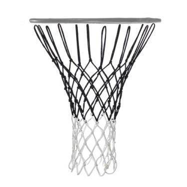 Imagem de Rede de basquete oficial - Evo Sports, Preto, Branco