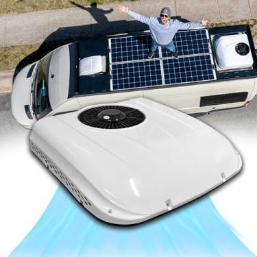 Imagem de Ar condicionado de telhado 12 Volts, 12000BTU Unidade AC 2 em 1, ar condicionado de teto de 12 V para trailer, van, caravana, motorhome, ônibus etc