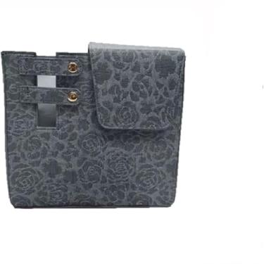 Imagem de Bolsa tiracolo portátil 2025 com alça de ombro ajustável, bolsa transversal para copo de água para bolsa Stanley Cup., Cinza, Não