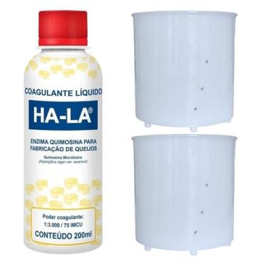 Imagem de Kit Coalho Coagulante + 2 Formas 250g Injesul Para Fazer Queijo Caseir