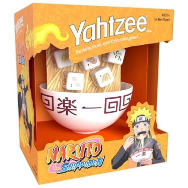 Imagem de USAOPOLY YAHTZEE: Naruto Shippuden | Collectible Ramen Bowl Dice Cup | Classic Family Dice Game Based on Anime Show | Great for Family Game Night | Officially-Licensed Naruto Game & Merchandise