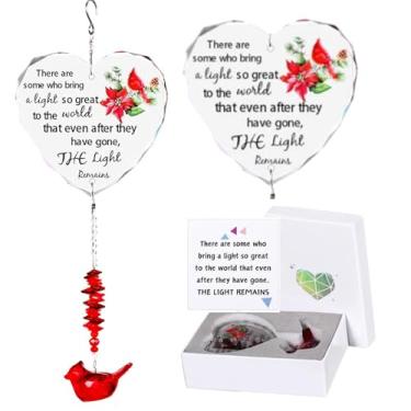 Imagem de AceOrbit Presentes de memorial cardeal, presentes de simpatia para a perda do ente querido, ideia de presente de luto para perda da mãe e pai, presente para luto fúnebre, prismas de arco-íris de