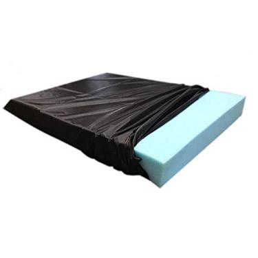 Imagem de Almofada de espuma viscoelástica infundida em gel azul sólido de alta densidade + capa interna à prova d'água (104 x 70 x 10 cm)