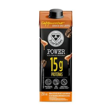 Imagem de Cappuccino Pronto Doce de Leite Power 3 Corações 250ML