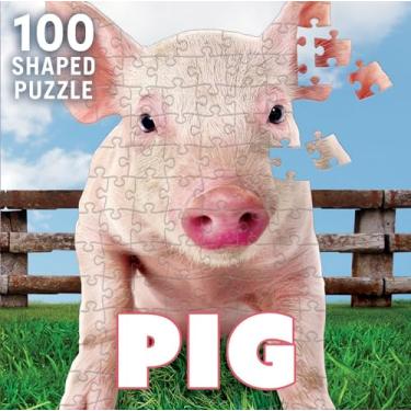 Imagem de Masterpieces Pig 100 peças - Atividade educacional e divertida de qualidade premium para crianças e famílias - Ótima ideia de presente para feriados, aniversários e brincadeiras diárias, jogo