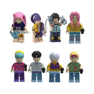 Imagem de Figura De Ação Kawaii Mini K-POP Demon Hunters Blocos De Montar Brinqu