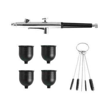 Imagem de Pistola De Spray Mini Airbrush Com Bico De 0,3mm Portátil Para Pintura