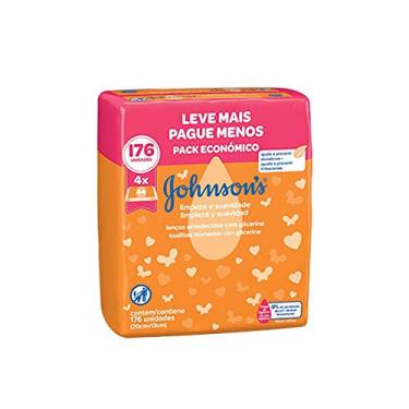 Imagem de Johnson'S Lenços Umedecidos Limpeza e Suavidade - L4P3 24X44Un, Johnson'S Baby, Pacote de 4