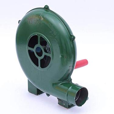 Imagem de TRGCJGH Ventilador de churrasco portátil Ventilador manivelado à mão Ventilador externo forjado manual Balg Grelha Ventilador radial, 300 w