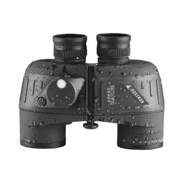Imagem de Binóculos À Prova d'Água 10x50 HD Com Prisma BAK4, Bússola E Medidor D