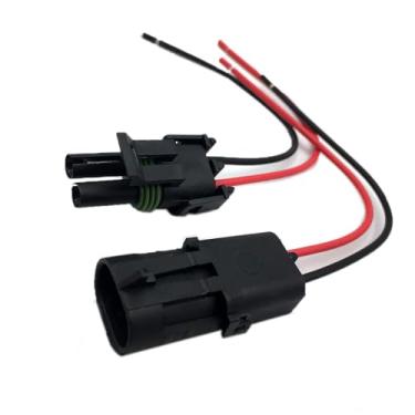 Imagem de Edinstry Conjunto de cablagem de 2 peças conector elétrico adequado para elevadores Harmar e Outlander LADO do carro e kit lateral de elevação 2 peças