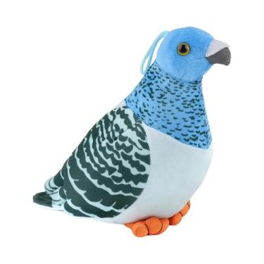 Imagem de Brinquedo De Pelúcia De Pomba Macia E Fofa, Boneco De Pássaro Da Paz, 