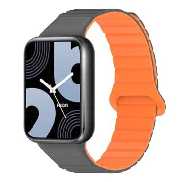 Imagem de TIOYW Pulseira magnética de silicone para Xiaomi Miband 9 Pro/Redmi Watch 4, pulseira para Mi Band 8 Pro, For Redmi Watch 4, Ágata