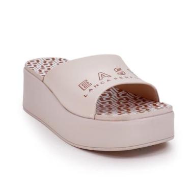 Imagem de Chinelo slide lança perfume plataforma estampa nude