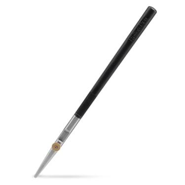 Imagem de HAUSTGO Caneta de regra para máscara de fluido – ferramenta de precisão para desenho de linha fina, cartografia técnica e caligrafia – compatível com tinta de desenho, tinta indiana e guache