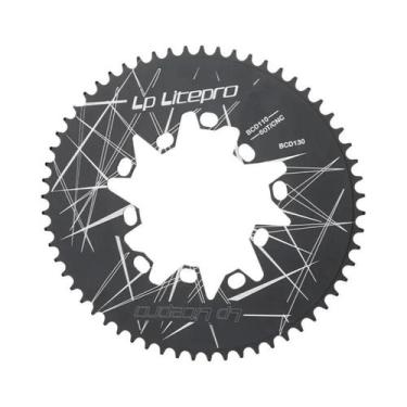 Imagem de Coroa Oval Litepro 110BCD 130BCD 52-60T Para Bicicleta Dobrável Brompt