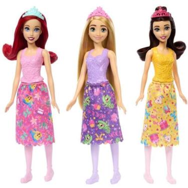 Imagem de Boneca Disney Princesa Festa Fashion com Saia e Tiara Removíveis - Dis