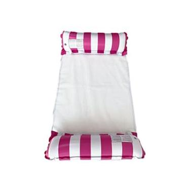 Imagem de Bóia de Piscina Inflável com Rede Flutuante 120×80cm – Colchão de Água Reclinável e Confortável para Lazer(2,Roxo)