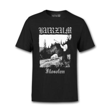 Imagem de Camiseta BURZUM -  Black Metal - Camisa, P Tradicional