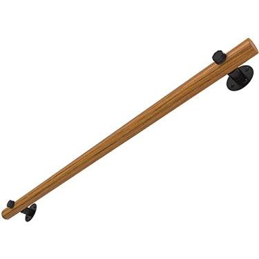 Imagem de A barra de apoio antiderrapante para corredor de estilo europeu inclui corrimãos de madeira para escadas internas de ferragens para idosos/crianças))